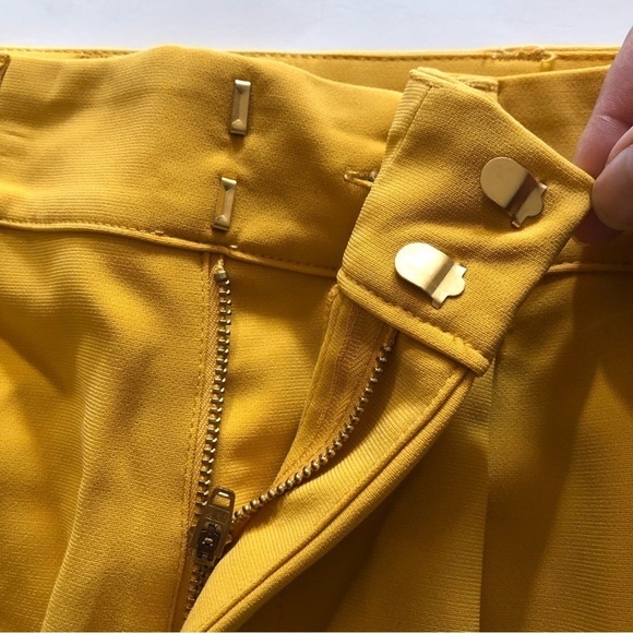 Sergio Hudson x Target Yellow High-Waist Wide Leg Tailored Trousers - Size XS - Picture 8 of 16